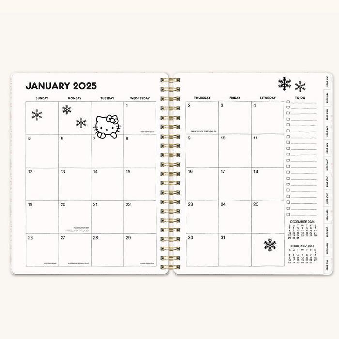 Hello Kitty Hello Kitty x Studio Oh! 2025 Desert Adventure Baxter Planner Różowe | PL_HK31436