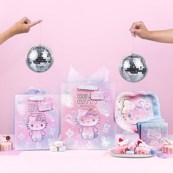 Hello Kitty Hello Kitty x Studio Oh! 50th Anniversary Gift Bag Set Różowe | PL_HK29106