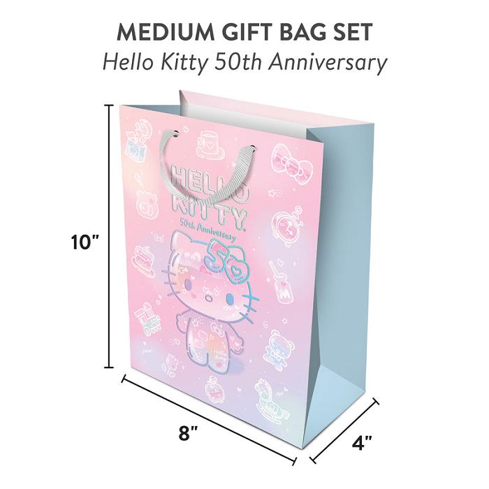 Hello Kitty Hello Kitty x Studio Oh! 50th Anniversary Gift Bag Set Różowe | PL_HK29106