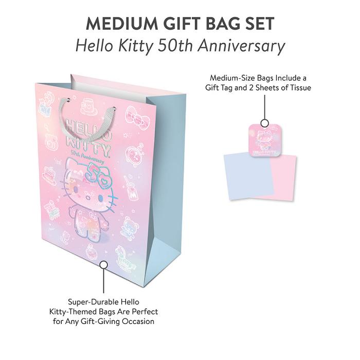 Hello Kitty Hello Kitty x Studio Oh! 50th Anniversary Gift Bag Set Różowe | PL_HK29106