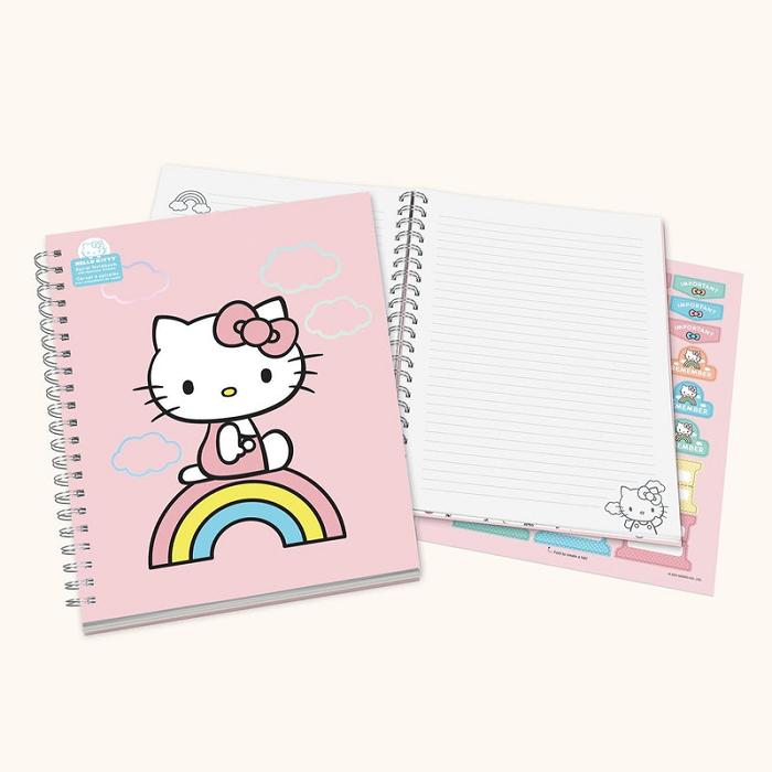 Hello Kitty Hello Kitty x Studio Oh! Classic Pink Extra-Large Spiral Notebook Różowe | PL_HK72977