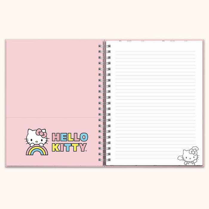 Hello Kitty Hello Kitty x Studio Oh! Classic Pink Extra-Large Spiral Notebook Różowe | PL_HK72977