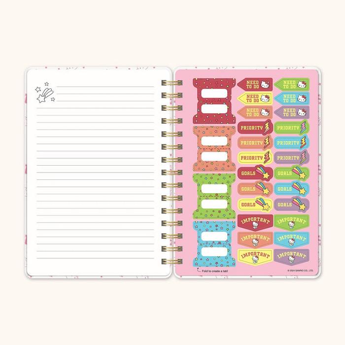 Hello Kitty Hello Kitty x Studio Oh! College Letters Agatha Notebook Różowe | PL_HK15017