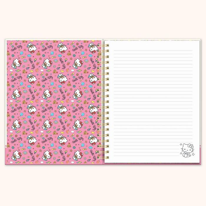 Hello Kitty Hello Kitty x Studio Oh! College Letters Extra-Large Spiral Notebook Różowe | PL_HK95705