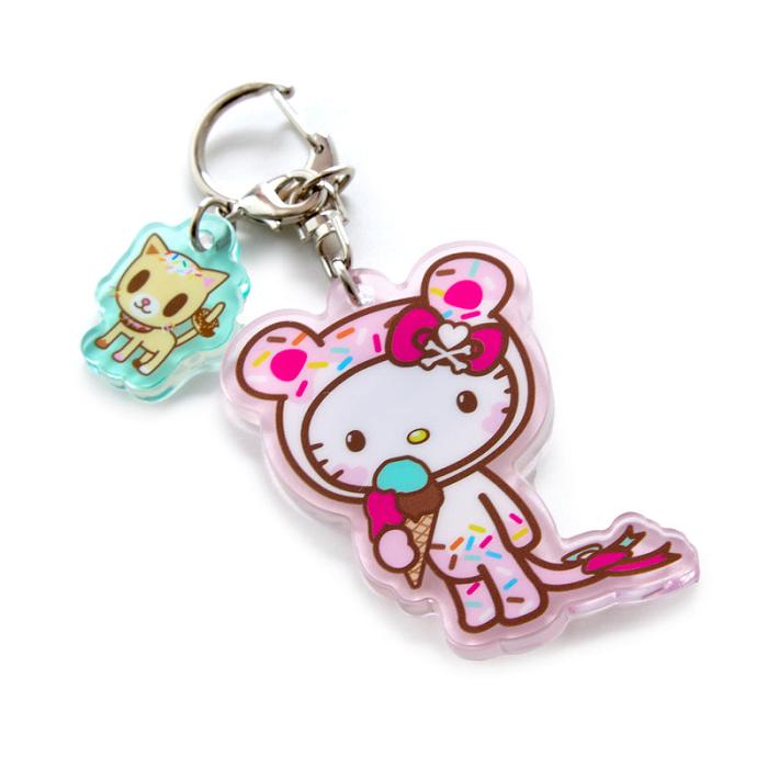 Hello Kitty Hello Kitty x Tokidoki Keychain and Zipper Pull Duo (Kawaii Carnival) Różowe | PL_HK81079