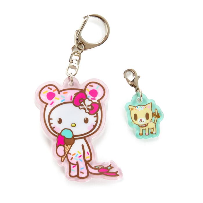 Hello Kitty Hello Kitty x Tokidoki Keychain and Zipper Pull Duo (Kawaii Carnival) Różowe | PL_HK81079