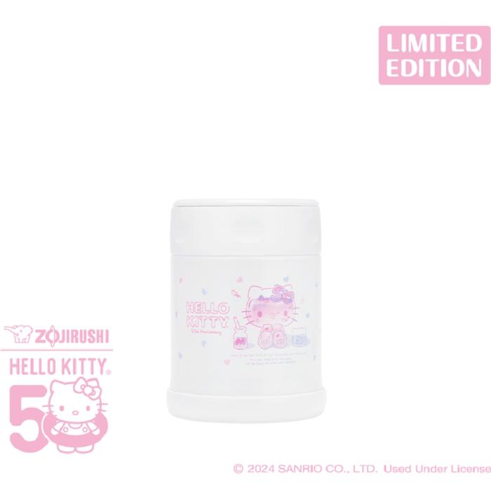 Hello Kitty Hello Kitty x Zojirushi 50th Anniversary Stainless Steel Food Jar Białe Różowe | PL_HK16606