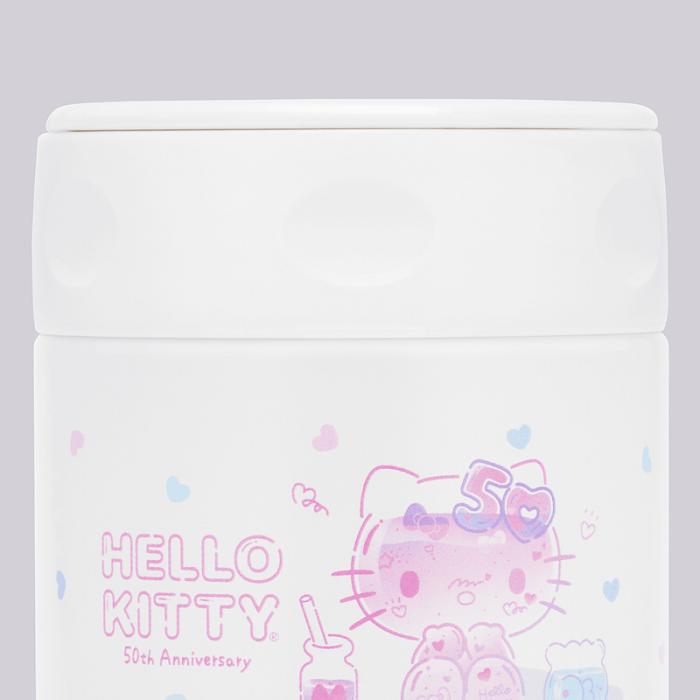 Hello Kitty Hello Kitty x Zojirushi 50th Anniversary Stainless Steel Food Jar Białe Różowe | PL_HK16606