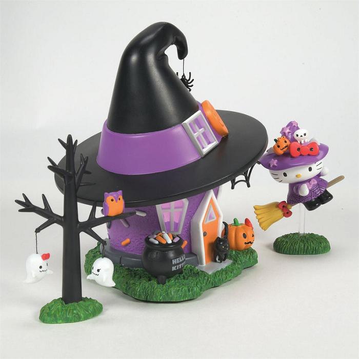 Hello Kitty Hello Kitty's Halloween Witch Tower Figurine Set Fioletowe | PL_HK18426