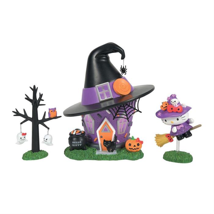 Hello Kitty Hello Kitty\'s Halloween Witch Tower Figurine Set Fioletowe | PL_HK18426