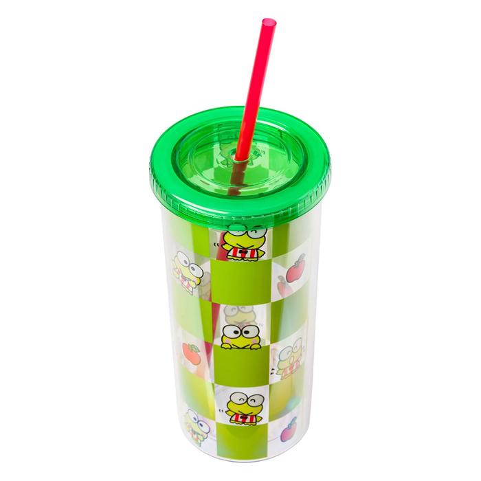 Hello Kitty Keroppi 20oz Apples Travel Tumbler Zielone | PL_HK42145