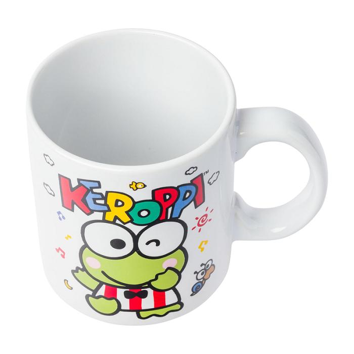 Hello Kitty Keroppi All-Over Print Ceramic Mug (Winking) Zielone | PL_HK48201