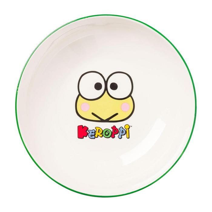 Hello Kitty Keroppi Ceramic Dinner Bowl (Snacktime) Białe | PL_HK50866