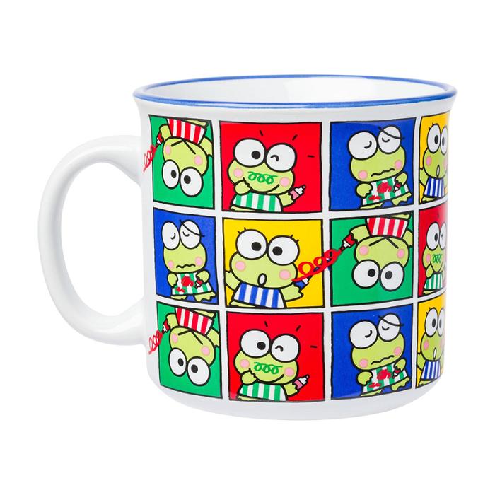 Hello Kitty Keroppi Ceramic Mug (Grid Pose) Kolorowe | PL_HK45415