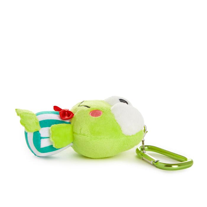 Hello Kitty Keroppi Plush Mascot Carabiner Zielone | PL_HK15278