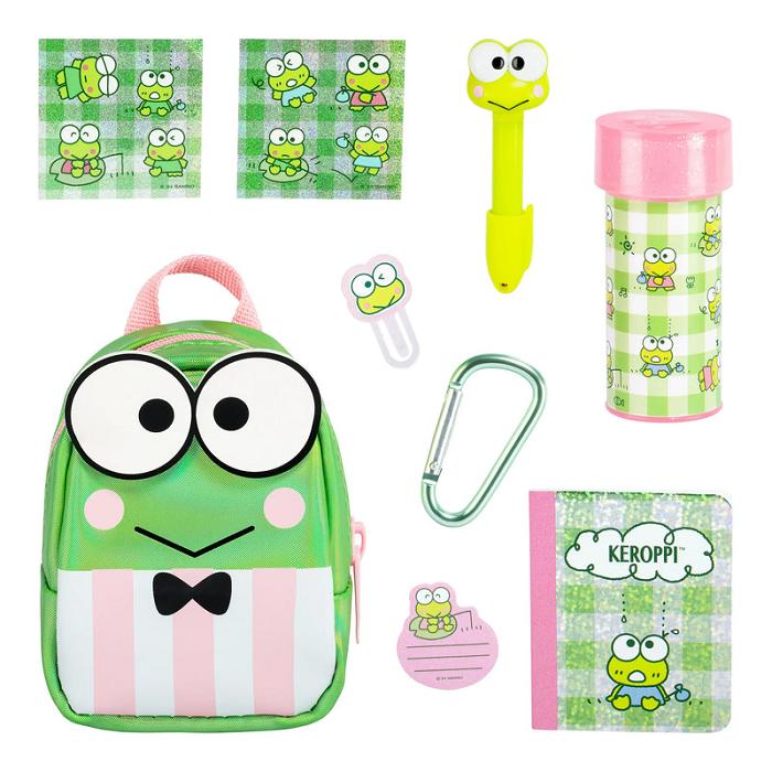 Hello Kitty Keroppi Real Littles Micro Backpack Zielone | PL_HK55296