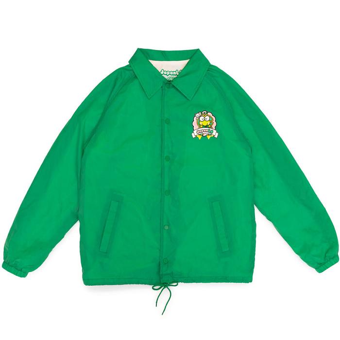 Hello Kitty Keroppi x JapanLA 35th Anniversary Coach Jacket Zielone | PL_HK45314