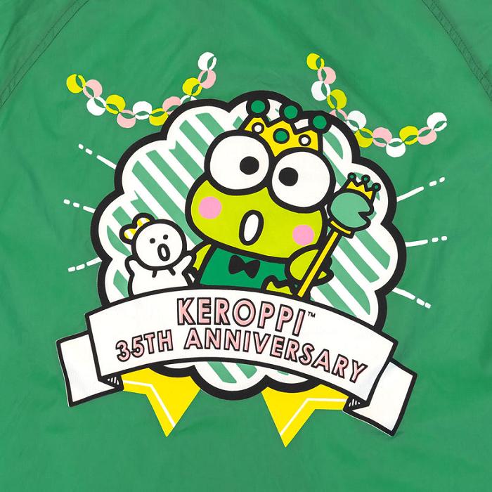 Hello Kitty Keroppi x JapanLA 35th Anniversary Coach Jacket Zielone | PL_HK45314