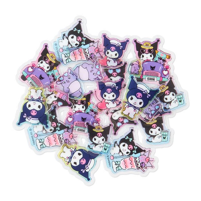 Hello Kitty Kuromi 24-Piece Summer Tee Mini Sticker Pack Fioletowe | PL_HK63716