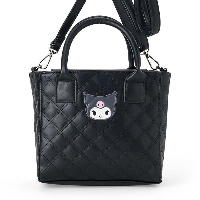 Hello Kitty Kuromi 2-Way Mini Quilted Czarne | PL_HK59503