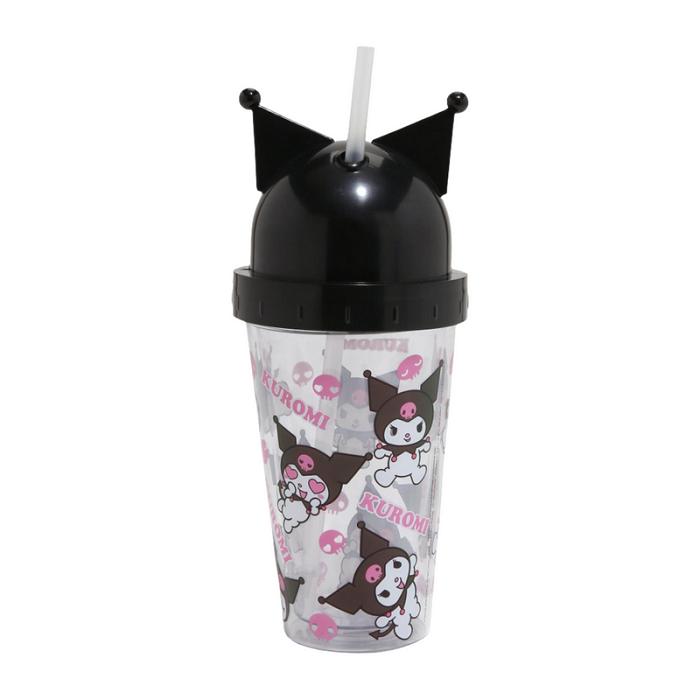 Hello Kitty Kuromi 3D Acrylic Travel Tumbler Czarne | PL_HK62142