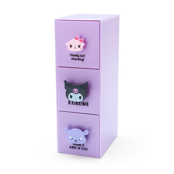 Hello Kitty Kuromi 3-Tier Besties Stacking Container Fioletowe | PL_HK22935