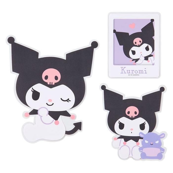 Hello Kitty Kuromi 3-pc Dress Your Tech Sticker Set Czarne Fioletowe | PL_HK36236