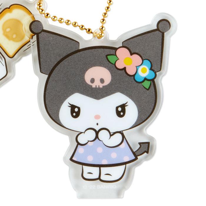 Hello Kitty Kuromi Acrylic Keychain and Stand (Retro Room Series) Czarne | PL_HK21414