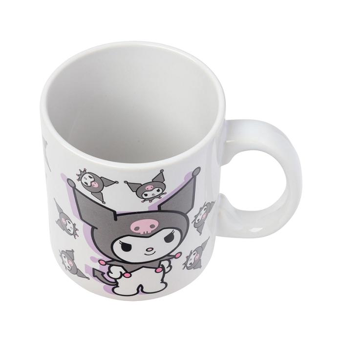 Hello Kitty Kuromi All-Over Print Ceramic Mug (Poses) Szare | PL_HK89759