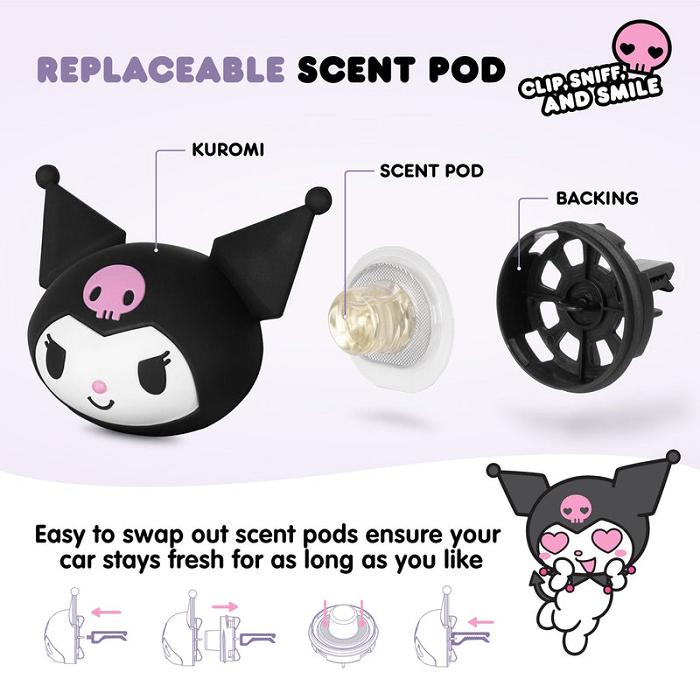 Hello Kitty Kuromi Car Air Freshener Czarne | PL_HK70703