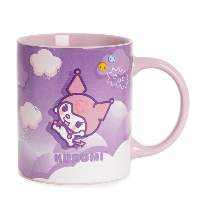 Hello Kitty Kuromi Coffee Mug Warmer Set Fioletowe | PL_HK94077