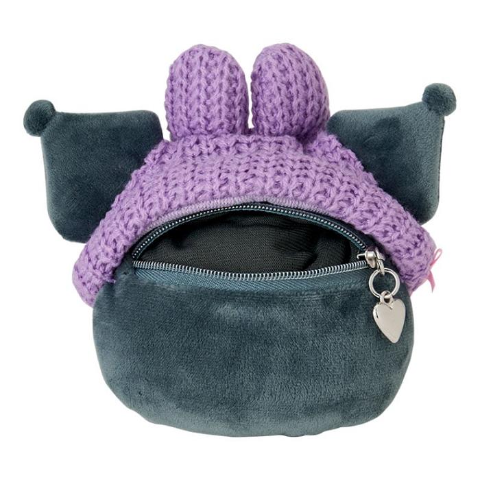 Hello Kitty Kuromi Cozy Cap Mascot Clip Pouch Fioletowe Czarne | PL_HK42810