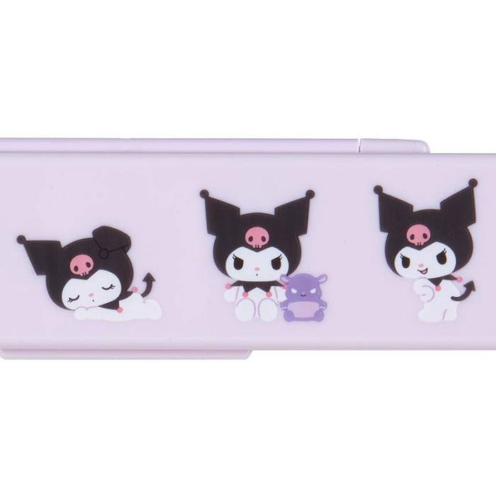 Hello Kitty Kuromi Everyday Chopsticks & Spoon Set Fioletowe | PL_HK12992