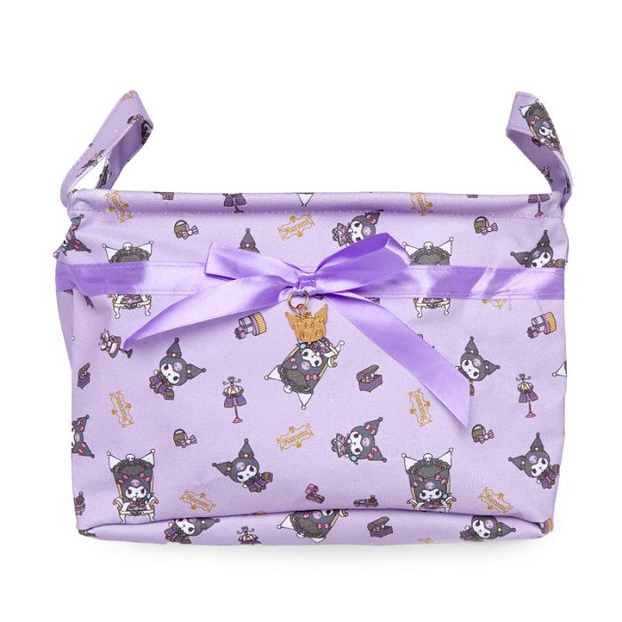 Hello Kitty Kuromi Fabric Storage Bin (Royal Princess Series) Fioletowe | PL_HK28401