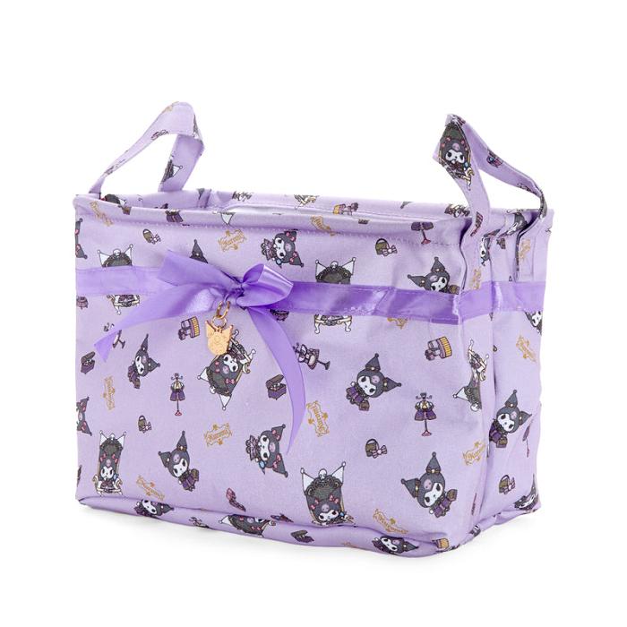 Hello Kitty Kuromi Fabric Storage Bin (Royal Princess Series) Fioletowe | PL_HK28401