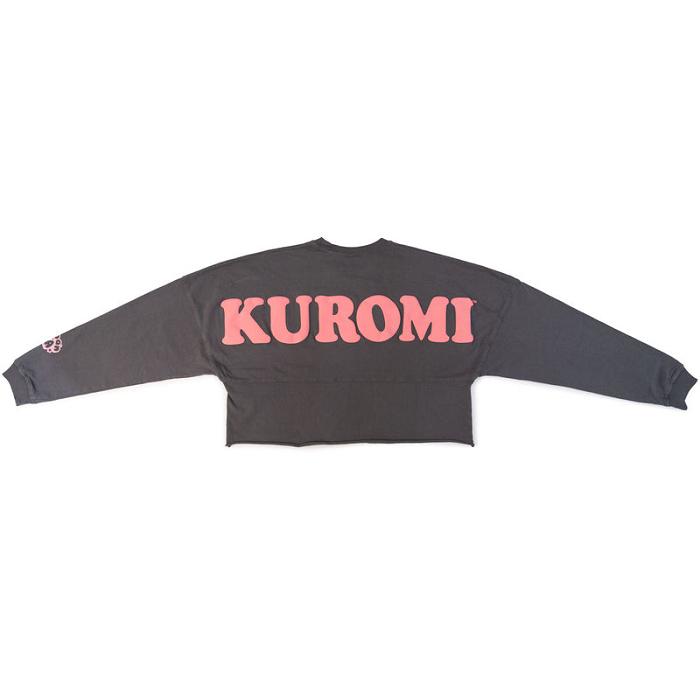 Hello Kitty Kuromi JapanLA Cropped Spirit Jersey Czarne | PL_HK78017