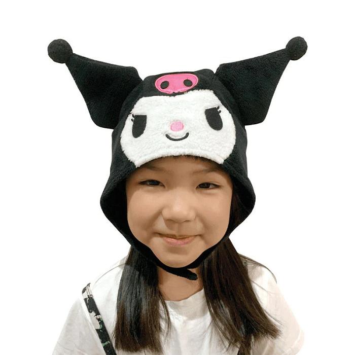 Hello Kitty Kuromi Kids Kigurumi Hat Czarne | PL_HK44197