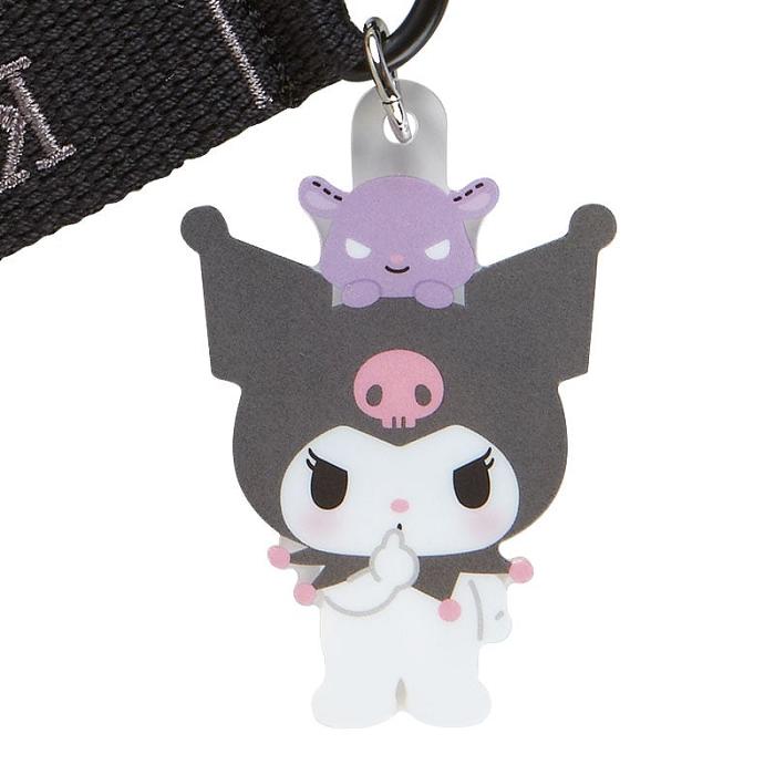 Hello Kitty Kuromi Logo Keychain (Sanrio Character Award Series) Czarne | PL_HK85174