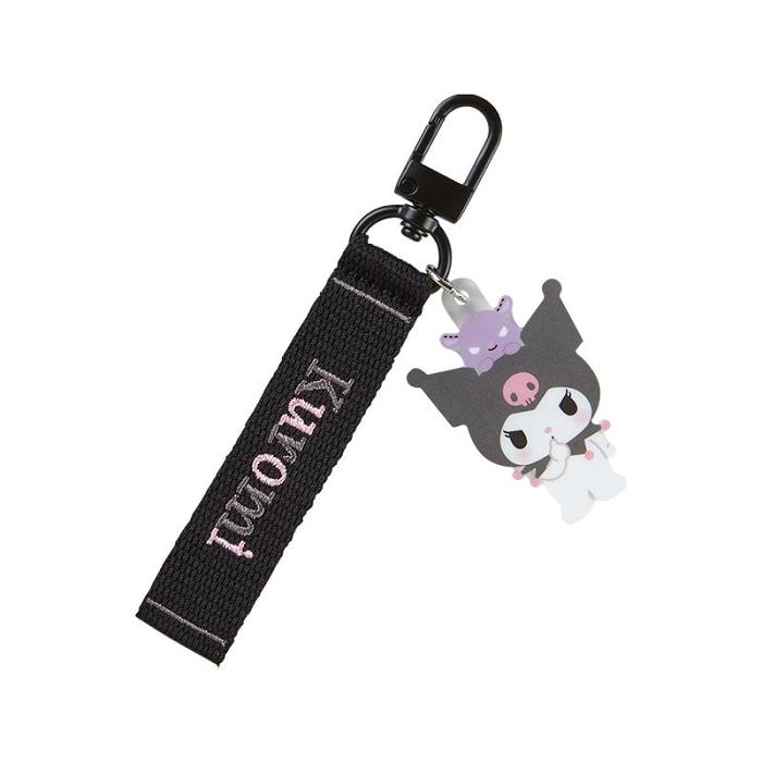 Hello Kitty Kuromi Logo Keychain (Sanrio Character Award Series) Czarne | PL_HK85174