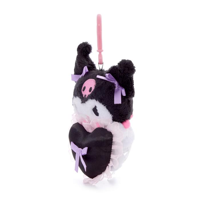 Hello Kitty Kuromi Lovely Ribbons Mascot Clip Fioletowe Czarne | PL_HK13275