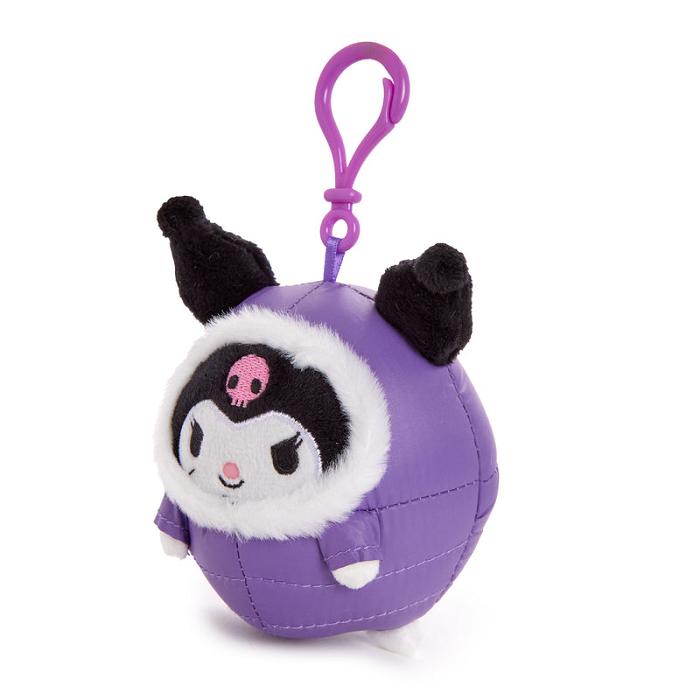 Hello Kitty Kuromi Mascot Clip (Winter Puffer Series) Fioletowe | PL_HK24933