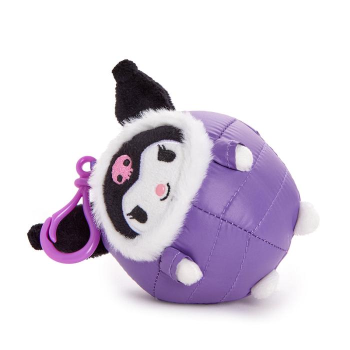 Hello Kitty Kuromi Mascot Clip (Winter Puffer Series) Fioletowe | PL_HK24933