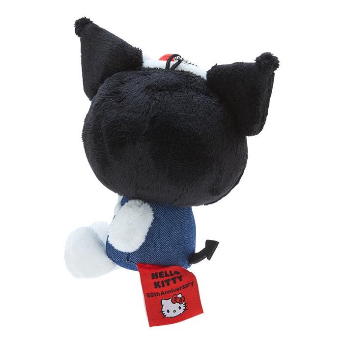 Hello Kitty Kuromi Mascot Keychain Plush (Hello, Everyone! Series) Niebieskie Czarne | PL_HK10892