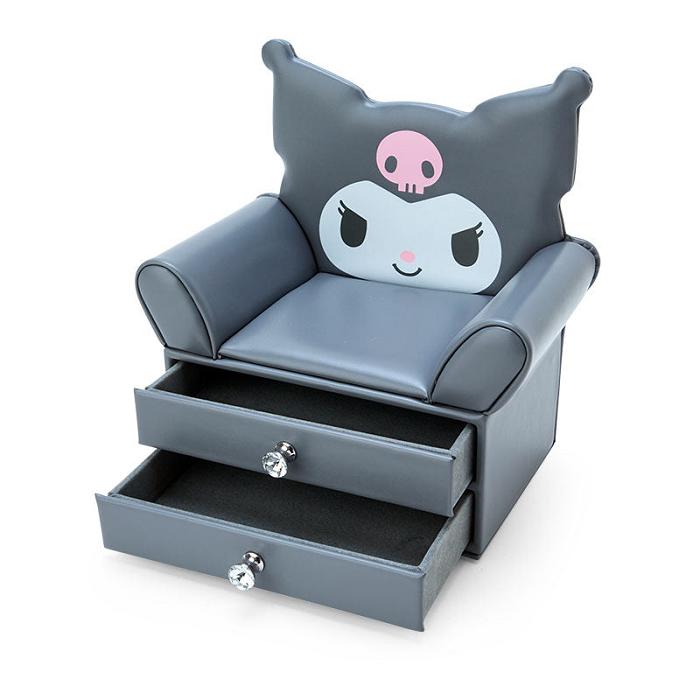 Hello Kitty Kuromi Mini Sofa Storage Chest Szare | PL_HK71697