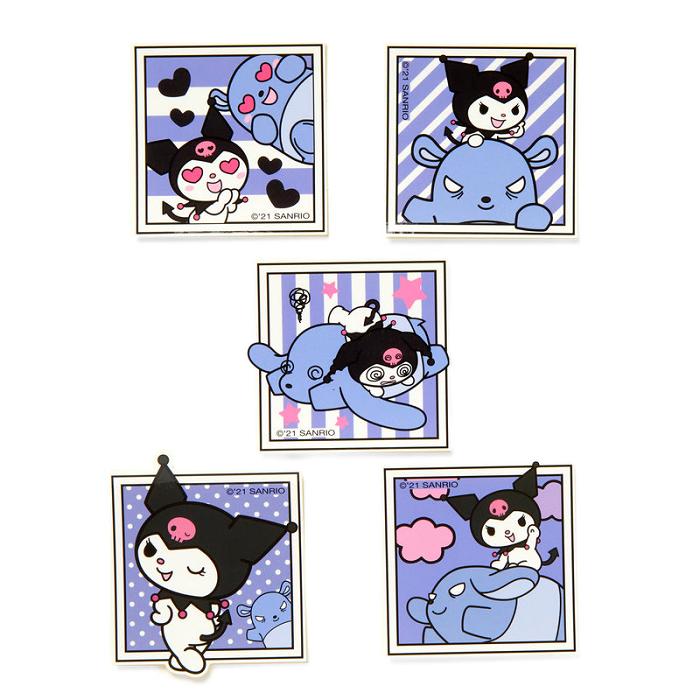 Hello Kitty Kuromi Photo Big Sticker Pack Fioletowe | PL_HK49451