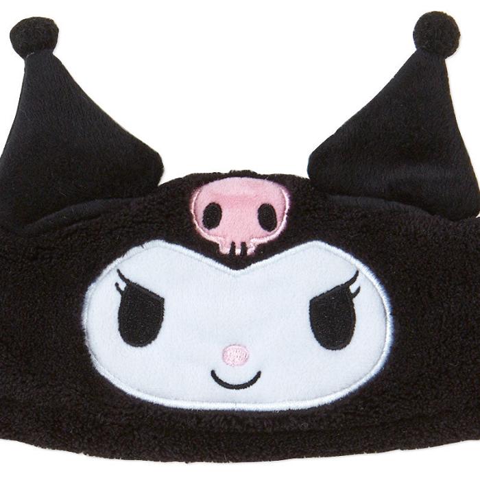 Hello Kitty Kuromi Plush Headband Czarne | PL_HK74575