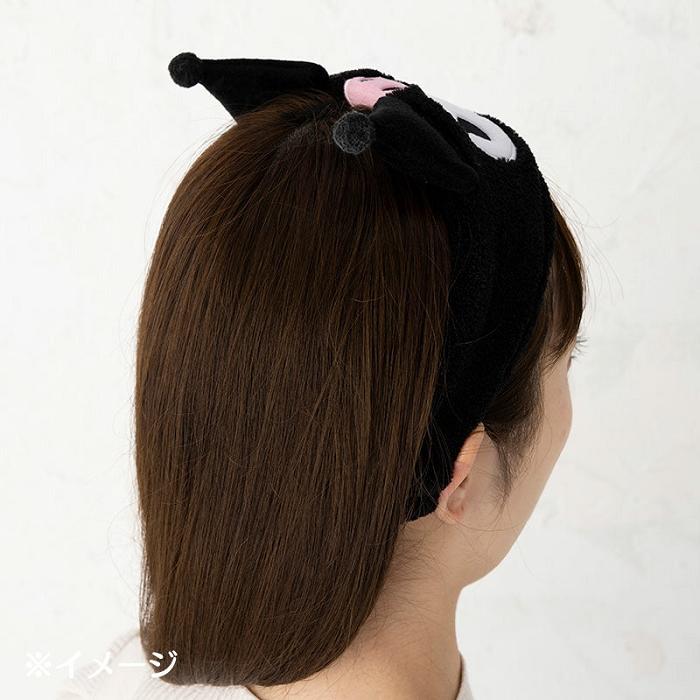 Hello Kitty Kuromi Plush Headband Czarne | PL_HK74575