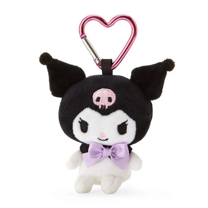 Hello Kitty Kuromi Plush Mascot All My Heart Keychain Białe Czarne | PL_HK66970