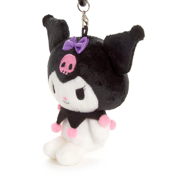 Hello Kitty Kuromi Plush Mascot Carabiner Czarne | PL_HK80899