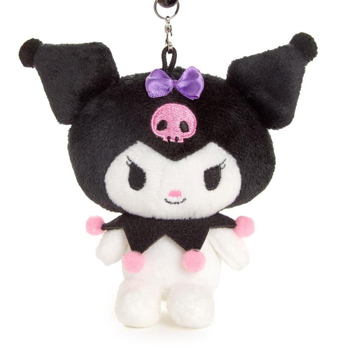 Hello Kitty Kuromi Plush Mascot Carabiner Czarne | PL_HK80899